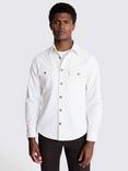 Moss Corduroy Long Sleeve Overshirt, Beige