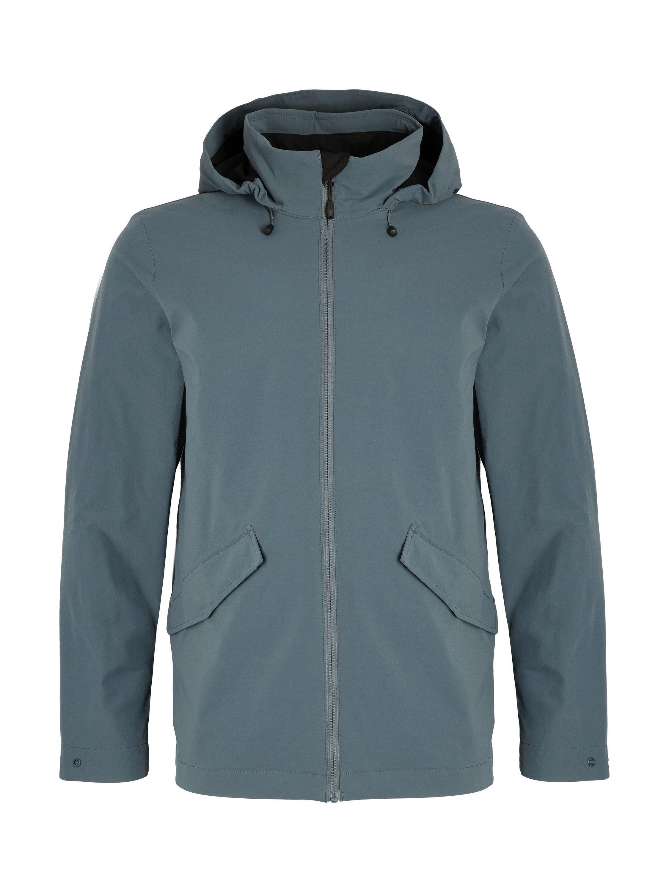 Product image 3 of 10, which shows Rohan Men's Fairway Packable Hood Waterproof Jacket, Slate Grey, S