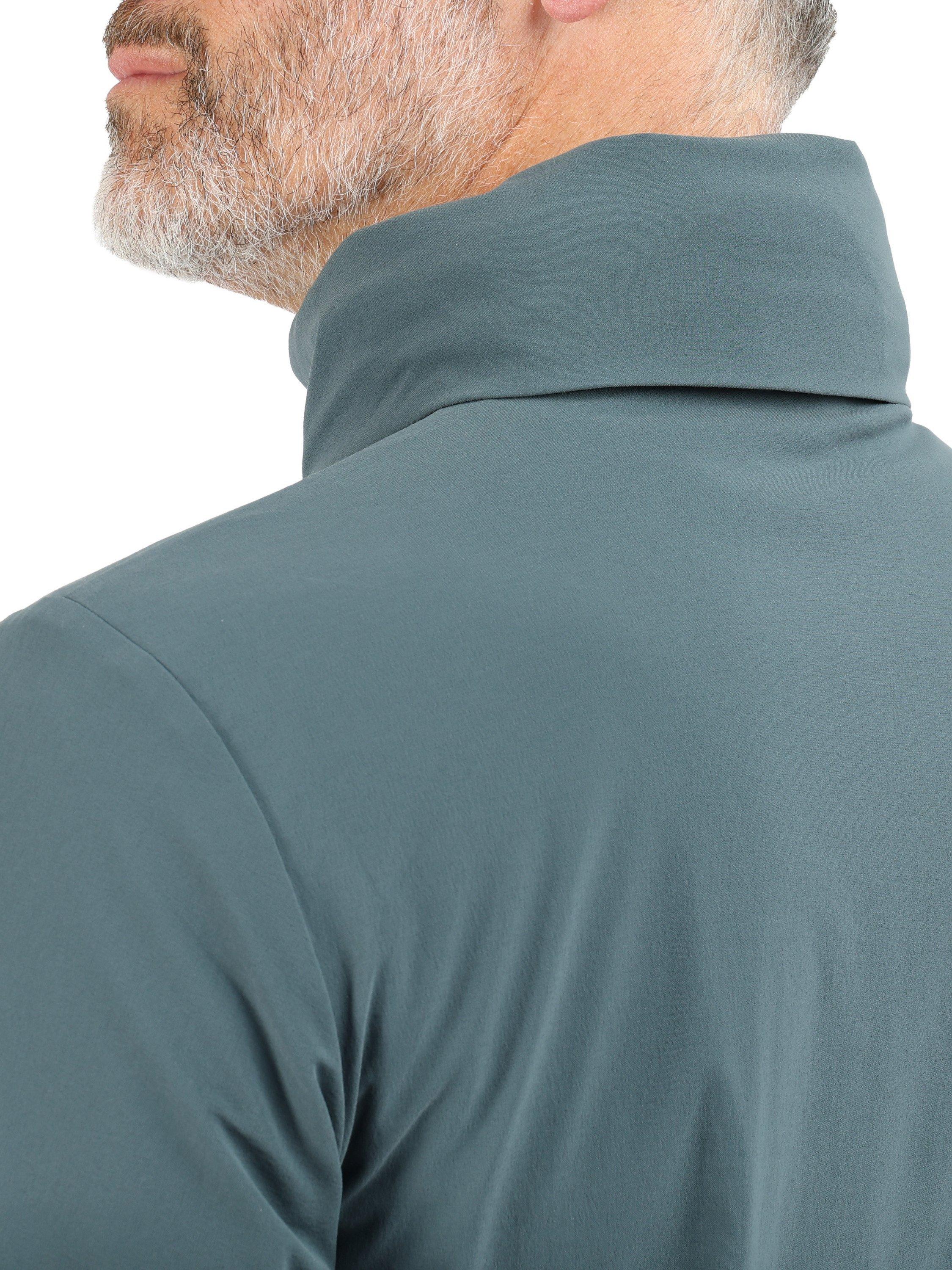 Product image 7 of 10, which shows Rohan Men's Fairway Packable Hood Waterproof Jacket, Slate Grey, S