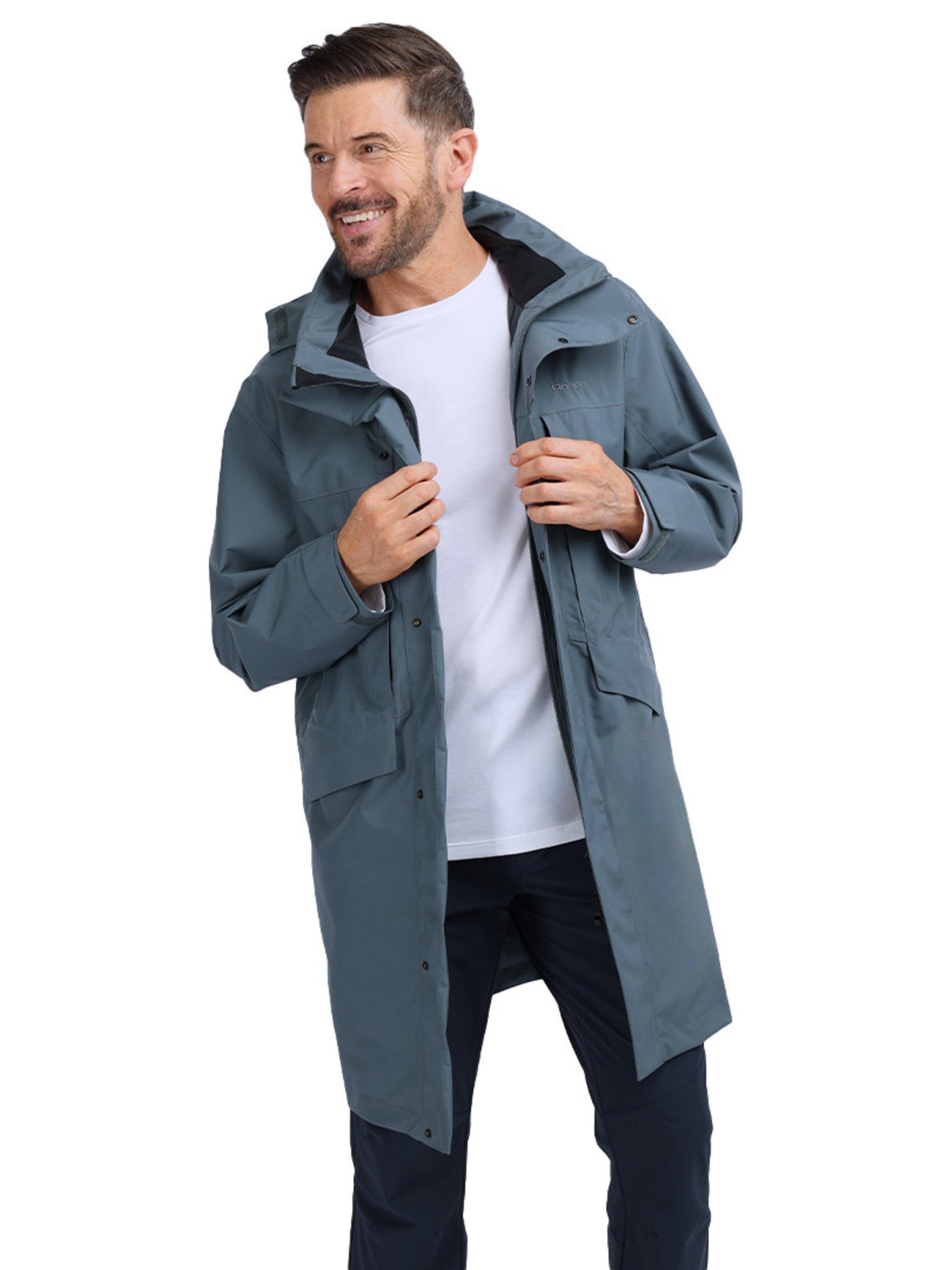 Product image 5 of 7, which shows Rohan Men's Lomond Packable Hood Waterproof Jacket, Slate Grey, S