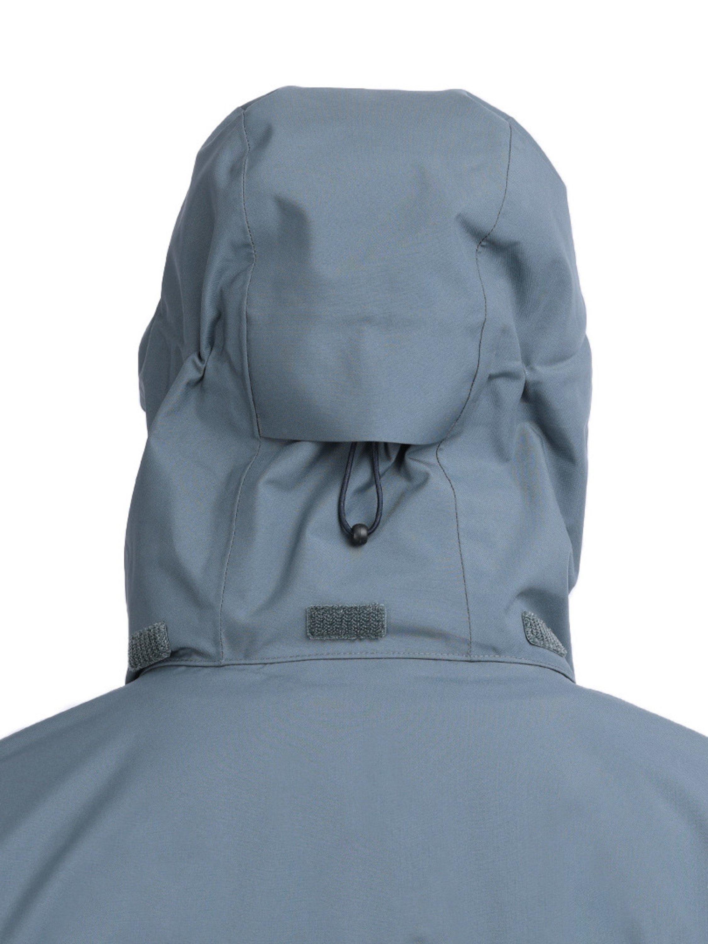 Product image 7 of 7, which shows Rohan Men's Lomond Packable Hood Waterproof Jacket, Slate Grey, S