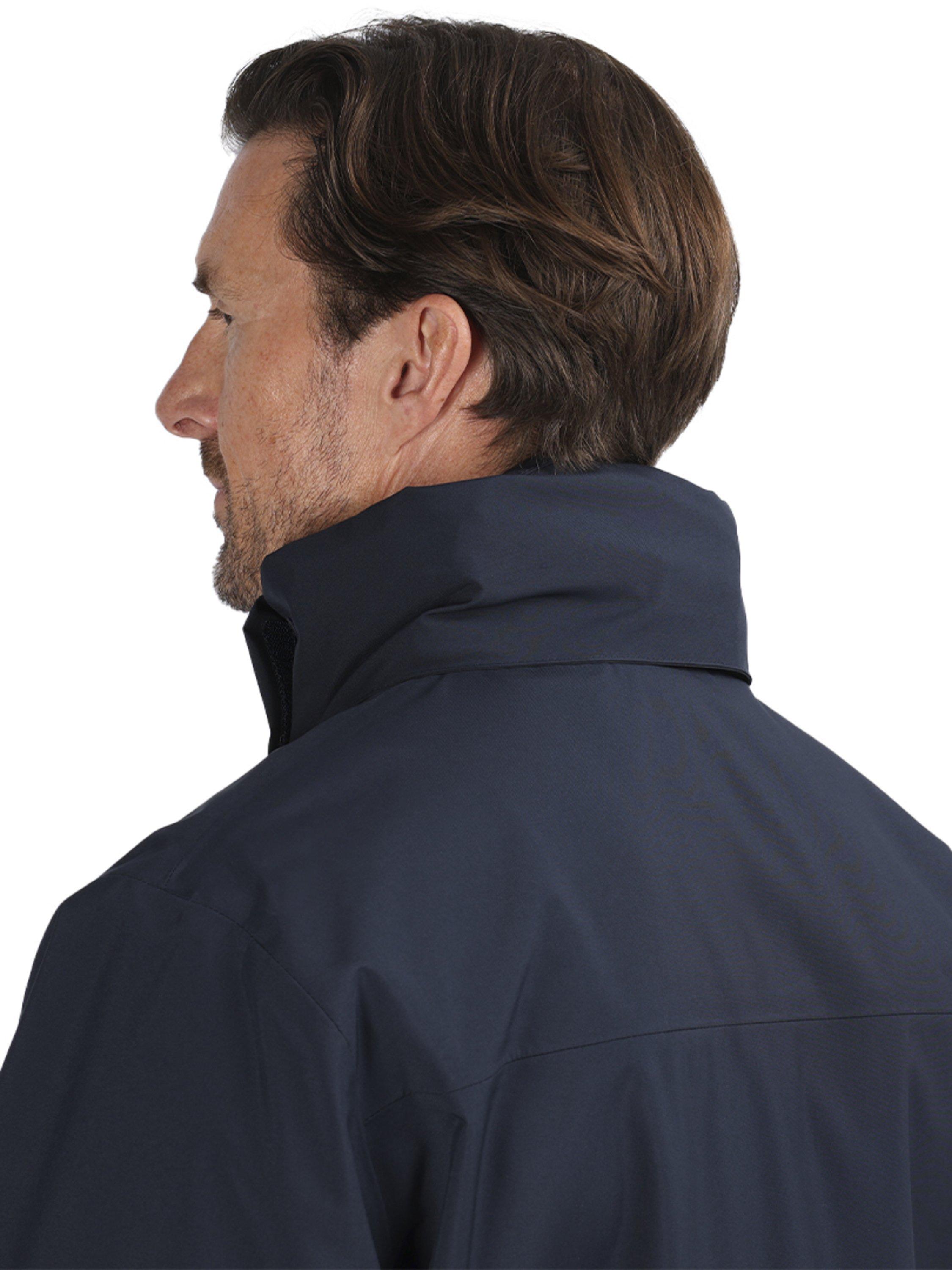 Product image 9 of 10, which shows Rohan Men's Lomond Packable Hood Waterproof Jacket, True Navy, S