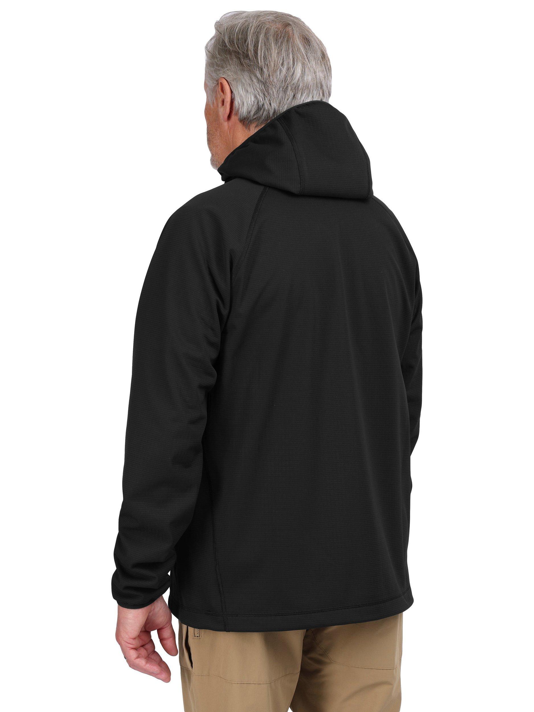 Product image 2 of 9, which shows Rohan Men's Vindur Windbreaker Hooded Jacket, Black, S