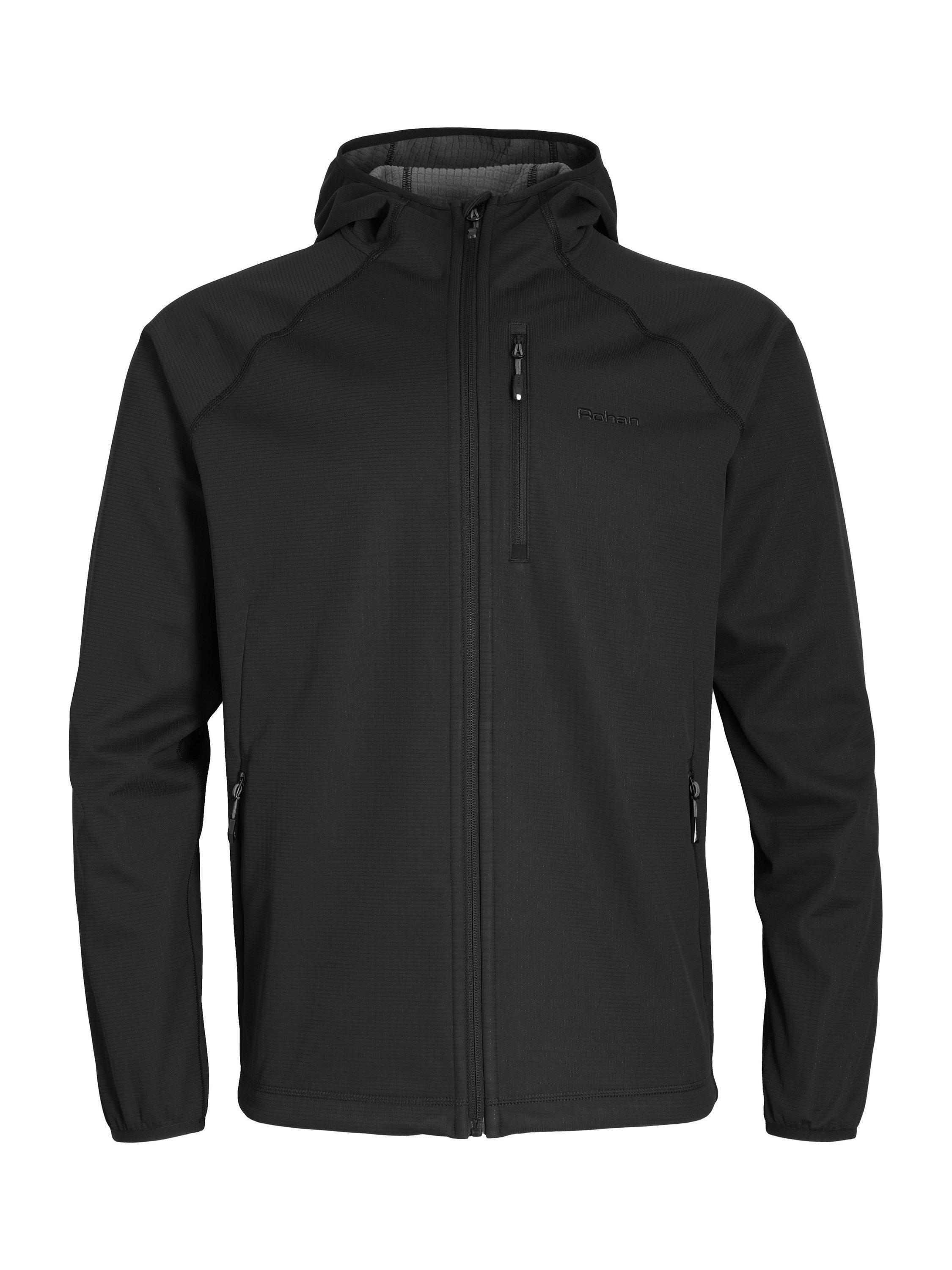 Product image 3 of 9, which shows Rohan Men's Vindur Windbreaker Hooded Jacket, Black, S