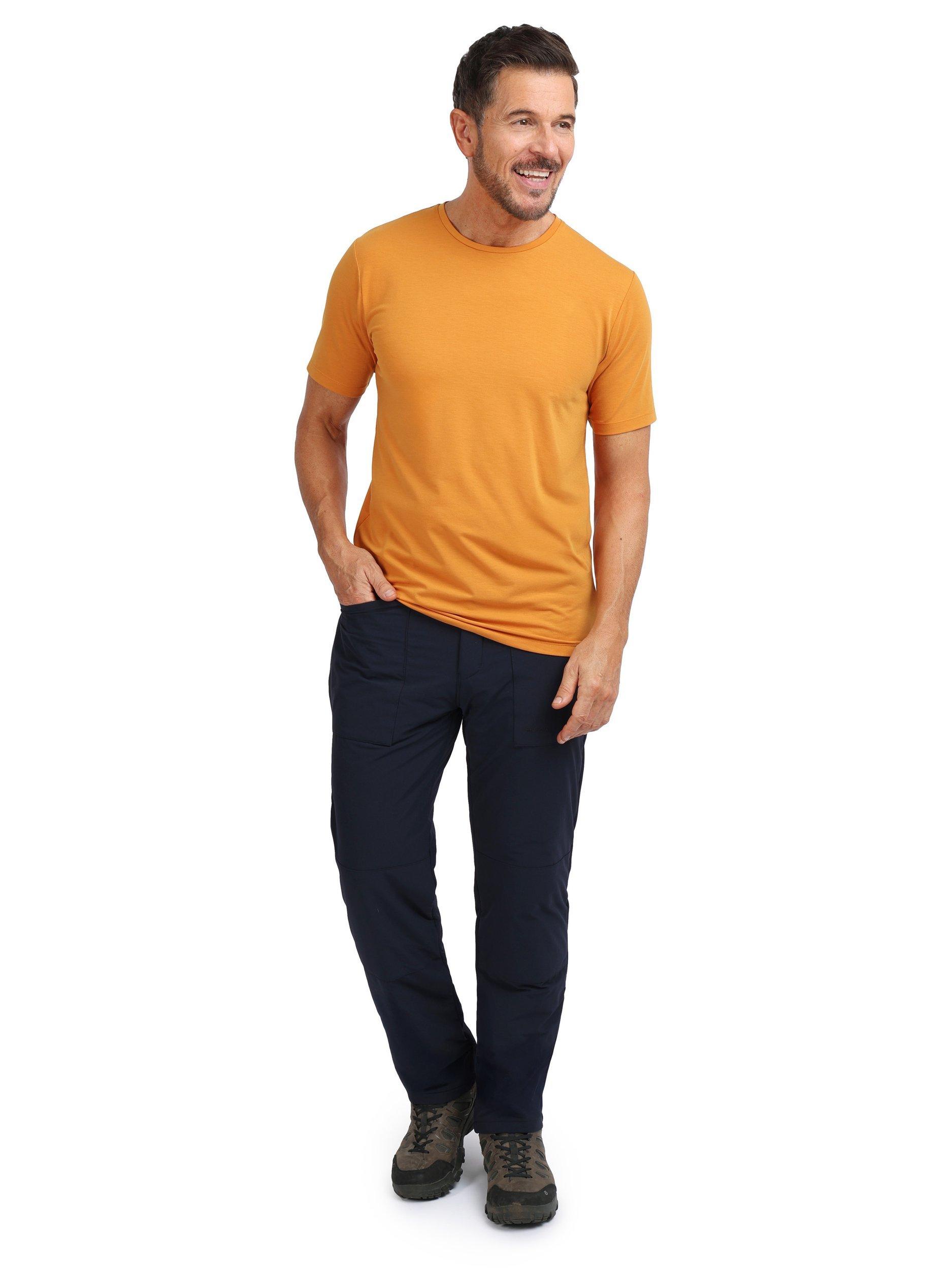 Product image 5 of 6, which shows Rohan Men's Global Short Sleeve Sports T-Shirt, Antique Ochre, S