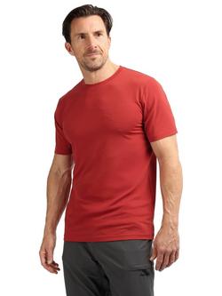 Rohan Men's Global Short Sleeve Sports T-Shirt, Lava Red