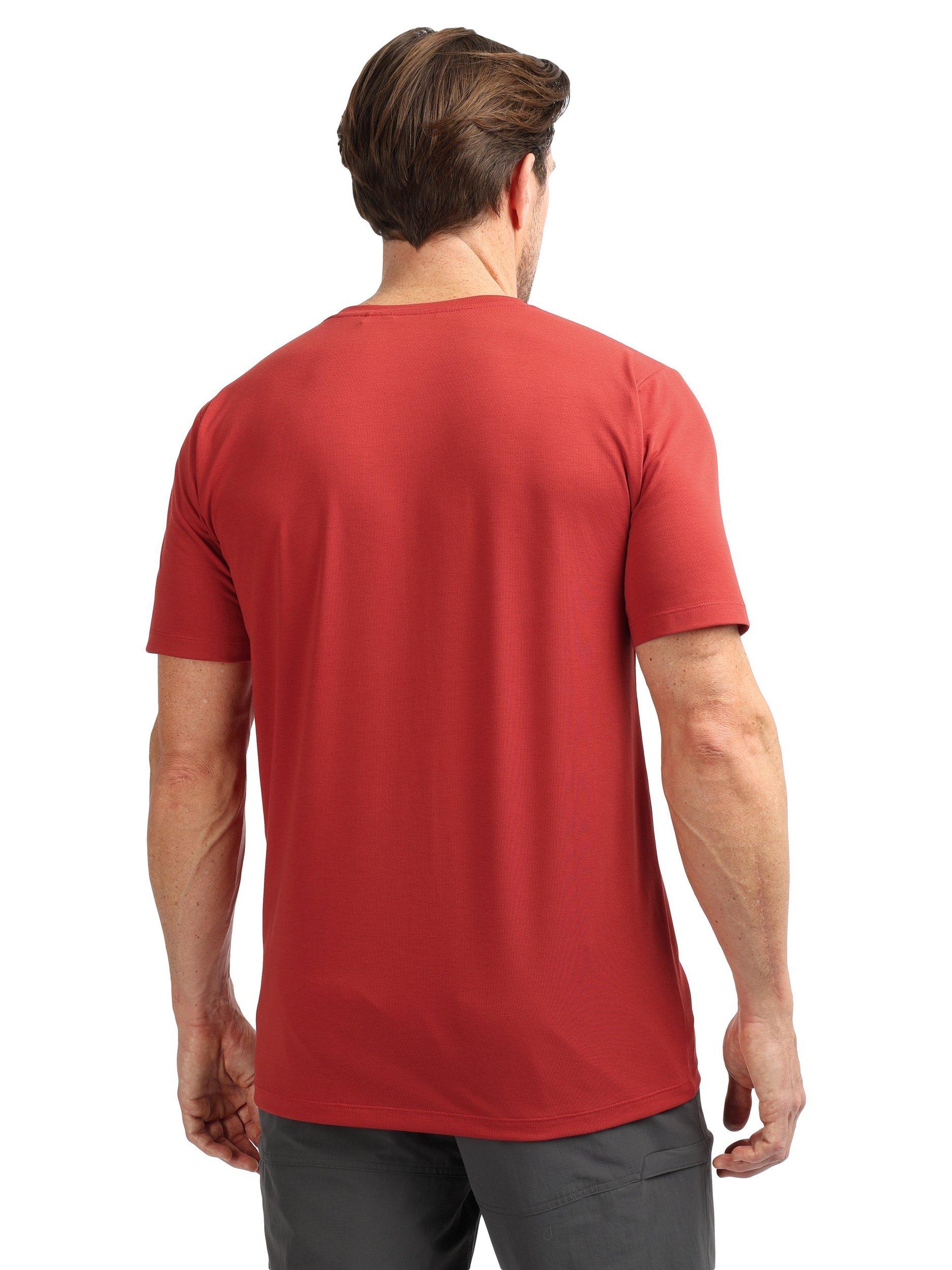 Product image 2 of 5, which shows Rohan Men's Global Short Sleeve Sports T-Shirt, Lava Red, S