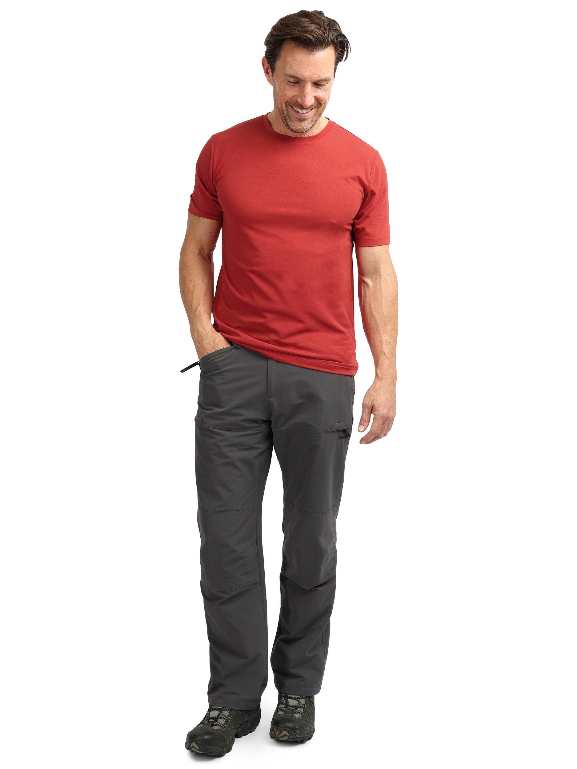 Product image 4 of 5, which shows Rohan Men's Global Short Sleeve Sports T-Shirt, Lava Red, S