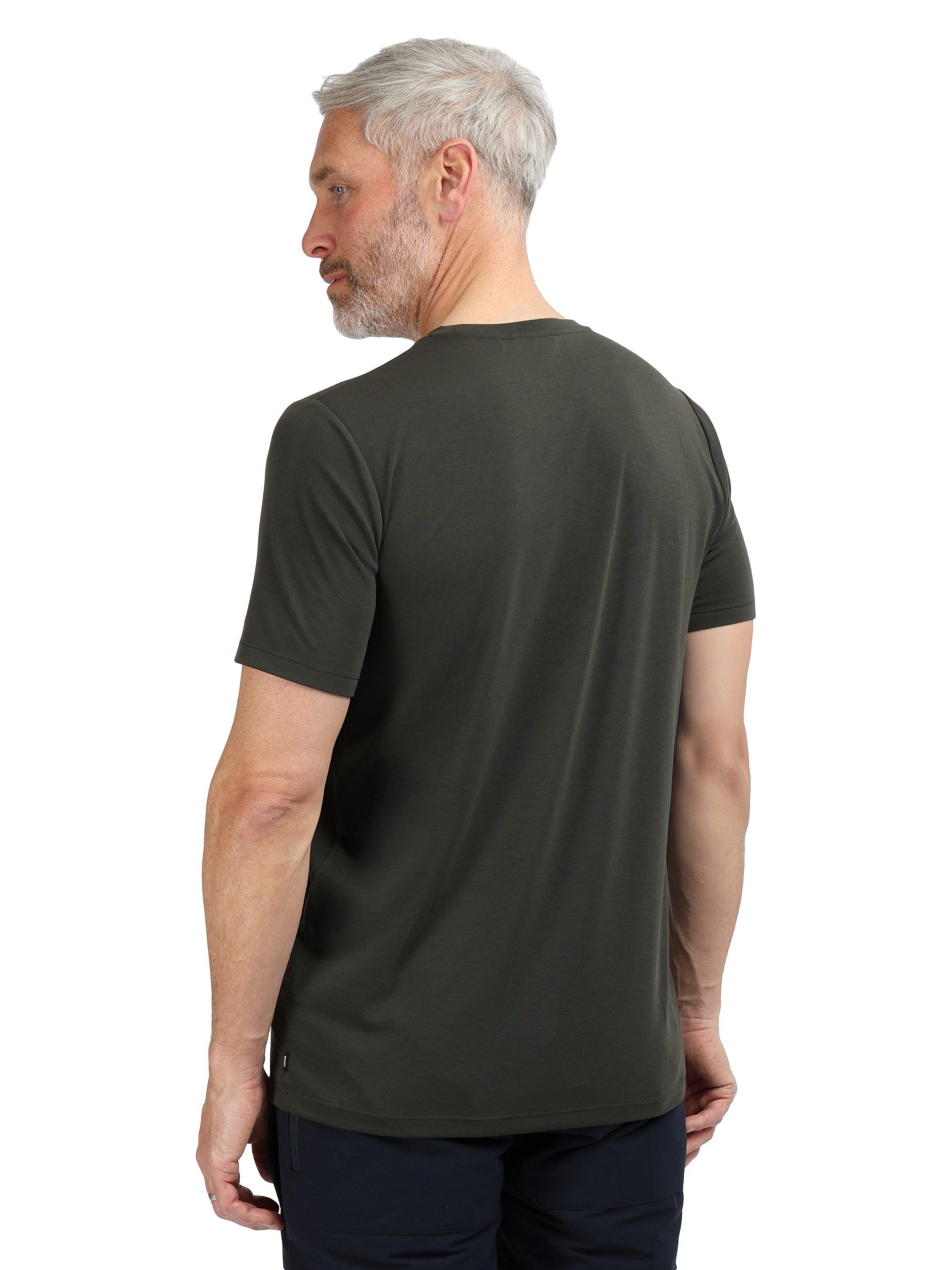 Product image 2 of 5, which shows Rohan Men's Global Short Sleeve Sports T-Shirt, Tundra Brown, S