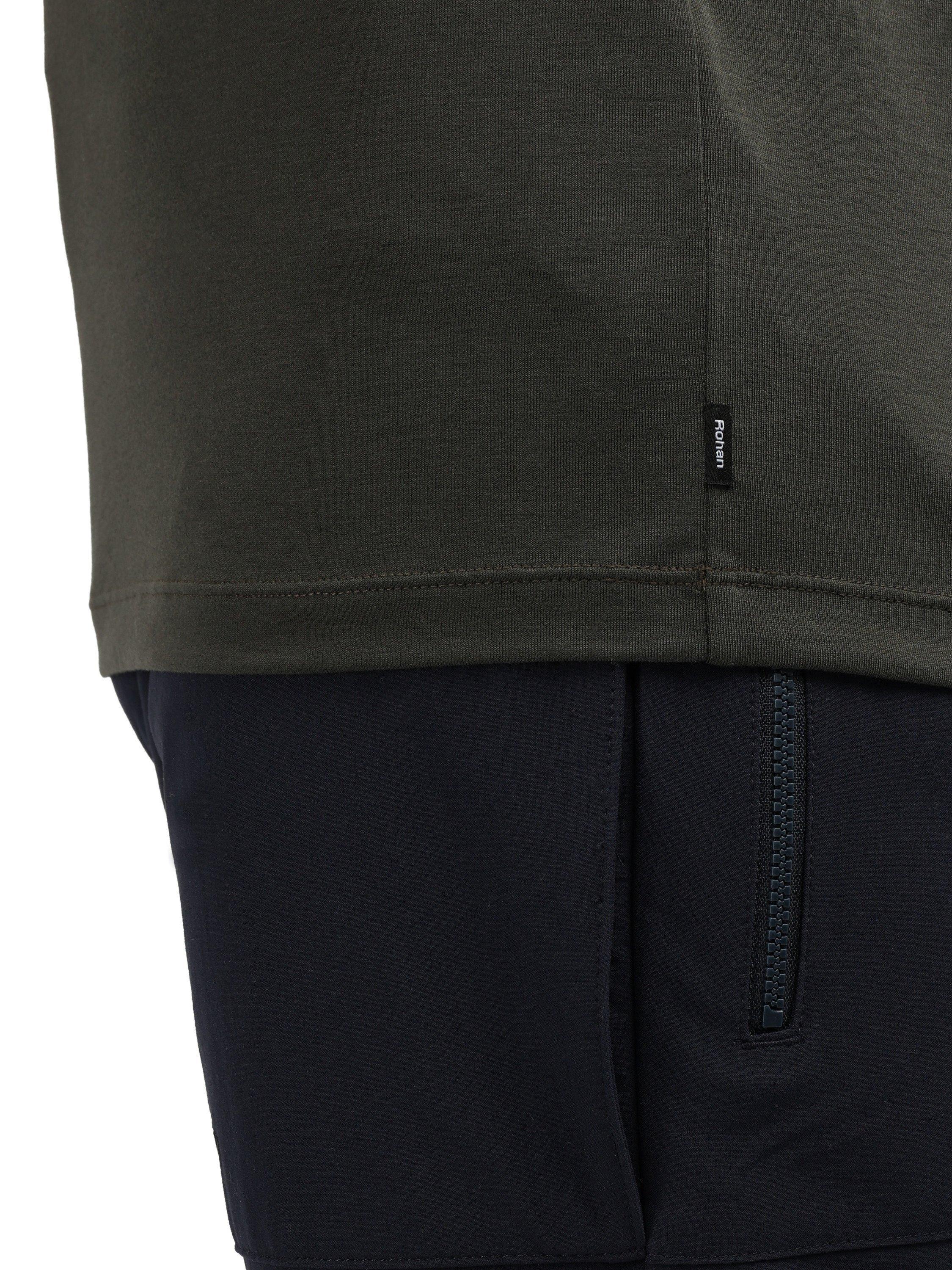 Product image 5 of 5, which shows Rohan Men's Global Short Sleeve Sports T-Shirt, Tundra Brown, S