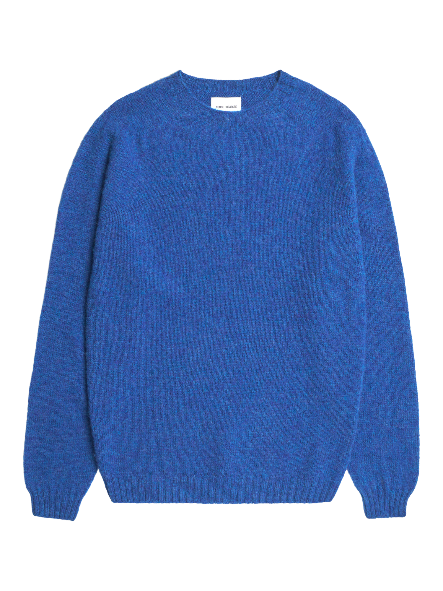 Norse Projects Birnir Lambswool Jumper, Estate Blue