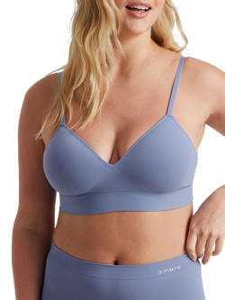 Ambra Bondi Bare Longline Bra, Midnight
