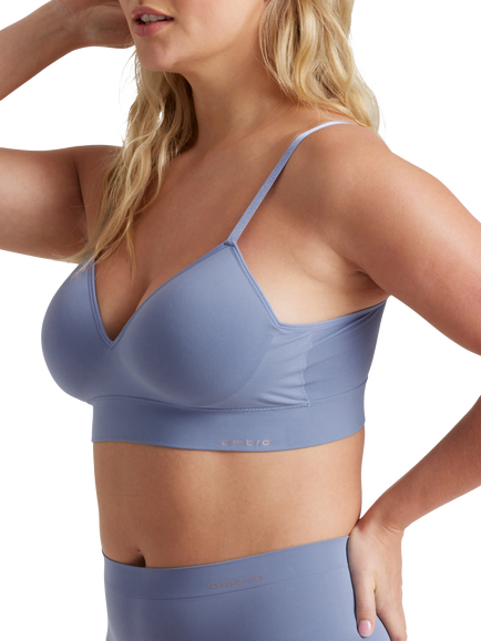 Ambra Bondi Bare Non Wired Longline Padded Comfort Bra - view 2, Midnight