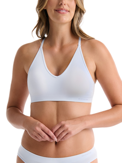 Ambra Purebasics Modal Triangle Bralette, Aura Blue