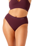 Ambra Bondi Bare Hi Cut Knickers, Sangria