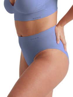 Ambra Bondi Bare Hi Cut Knickers - view 2, Midnight