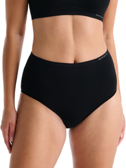 Ambra Purebasics Modal Full Knickers, Pack of 2, Black