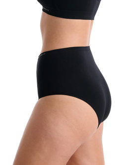 Ambra Purebasics Modal Full Knickers, Pack of 2 - view 2, Black
