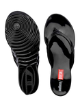 Melissa x DIESEL Quantam Thong Flip Flop Sandals, Black