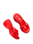 Melissa x DIESEL Quantam Platform Sandals, Red
