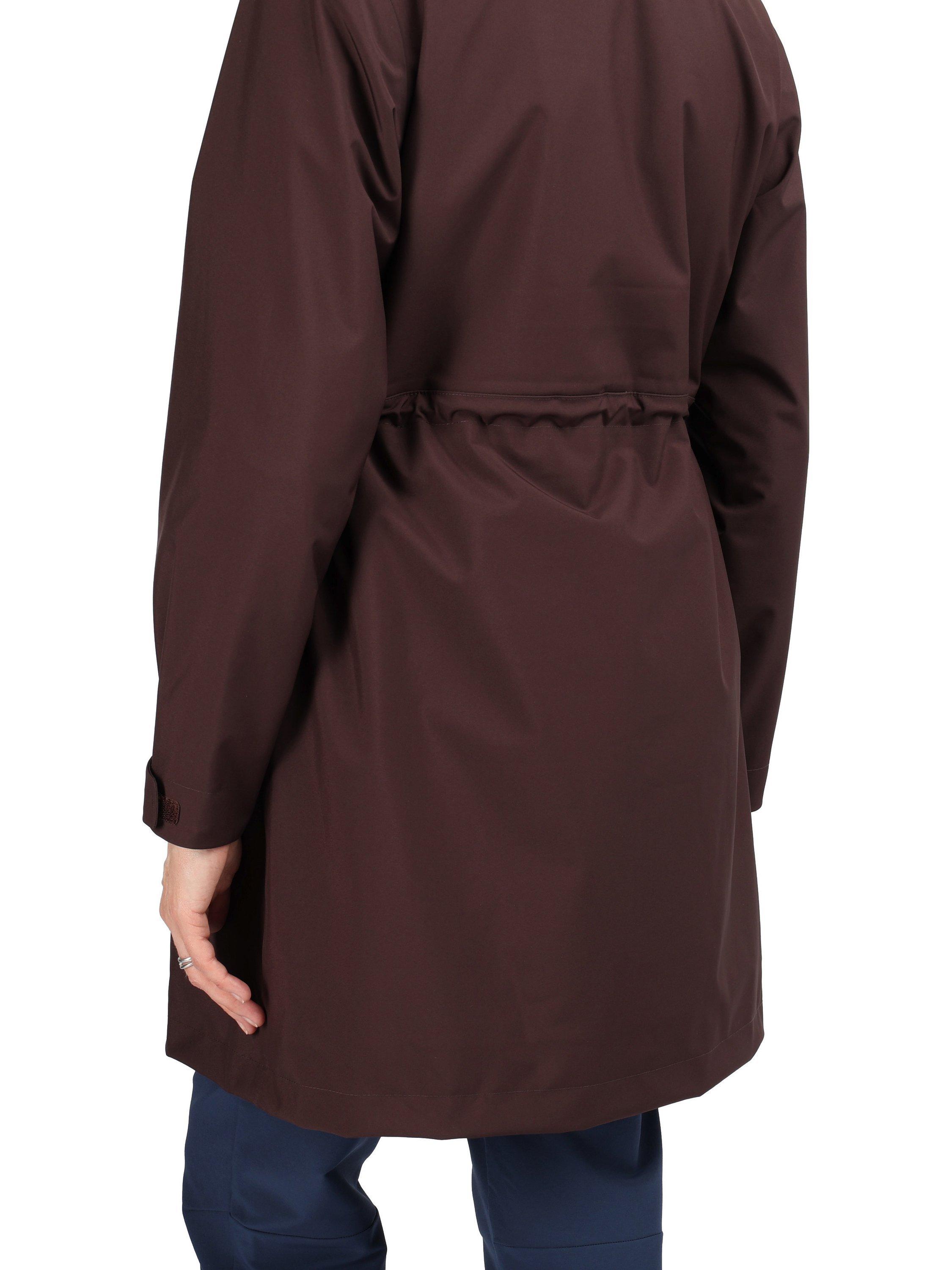 Product image 2 of 9, which shows Rohan Women's Lomond Packable Hood Waterproof Jacket, Darkest Plum, XS