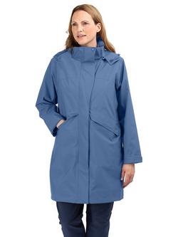 Rohan Women's Lomond Packable Hood Waterproof Jacket, Ocean Blue