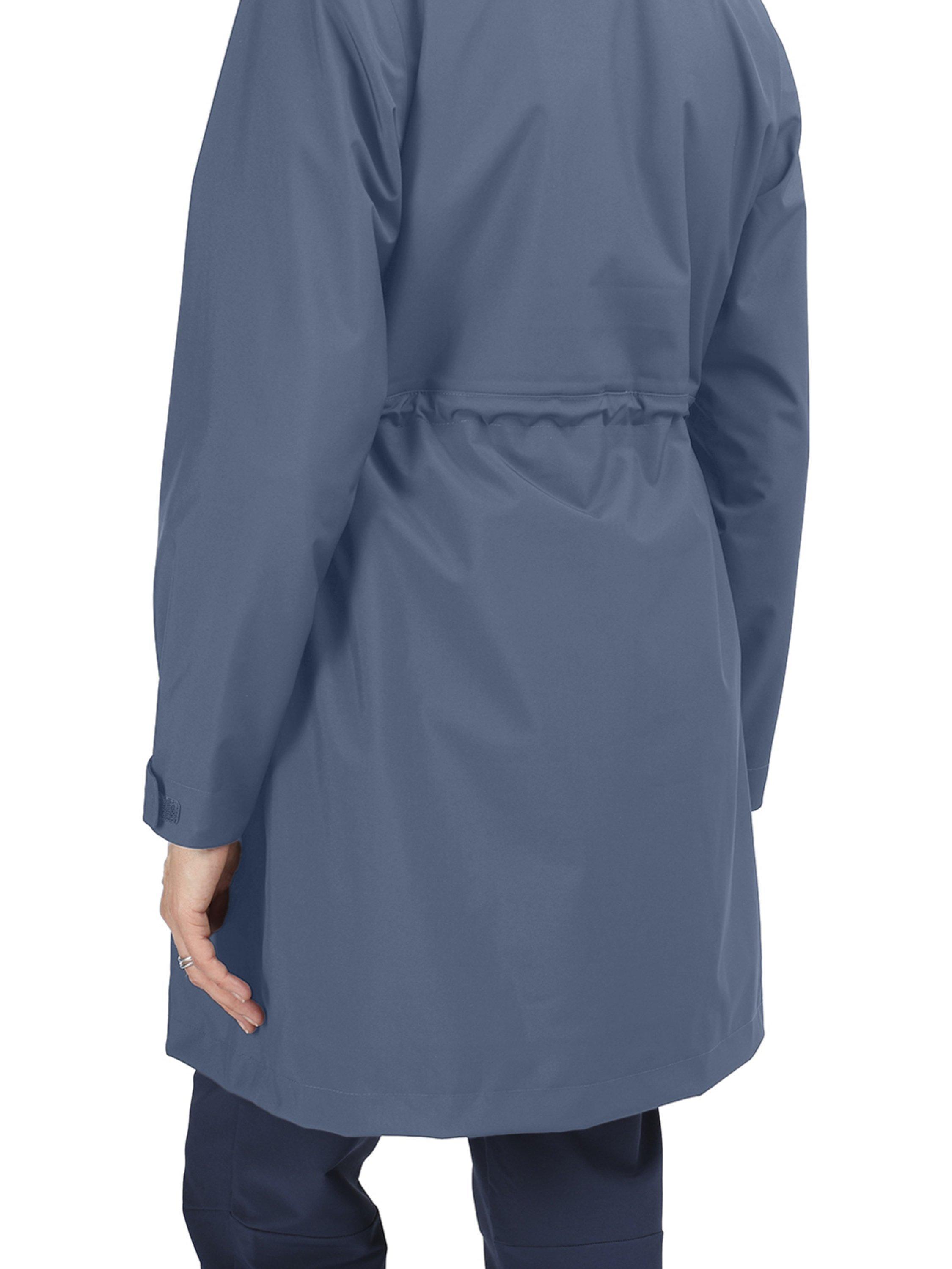 Product image 2 of 7, which shows Rohan Women's Lomond Packable Hood Waterproof Jacket, Ocean Blue, XS