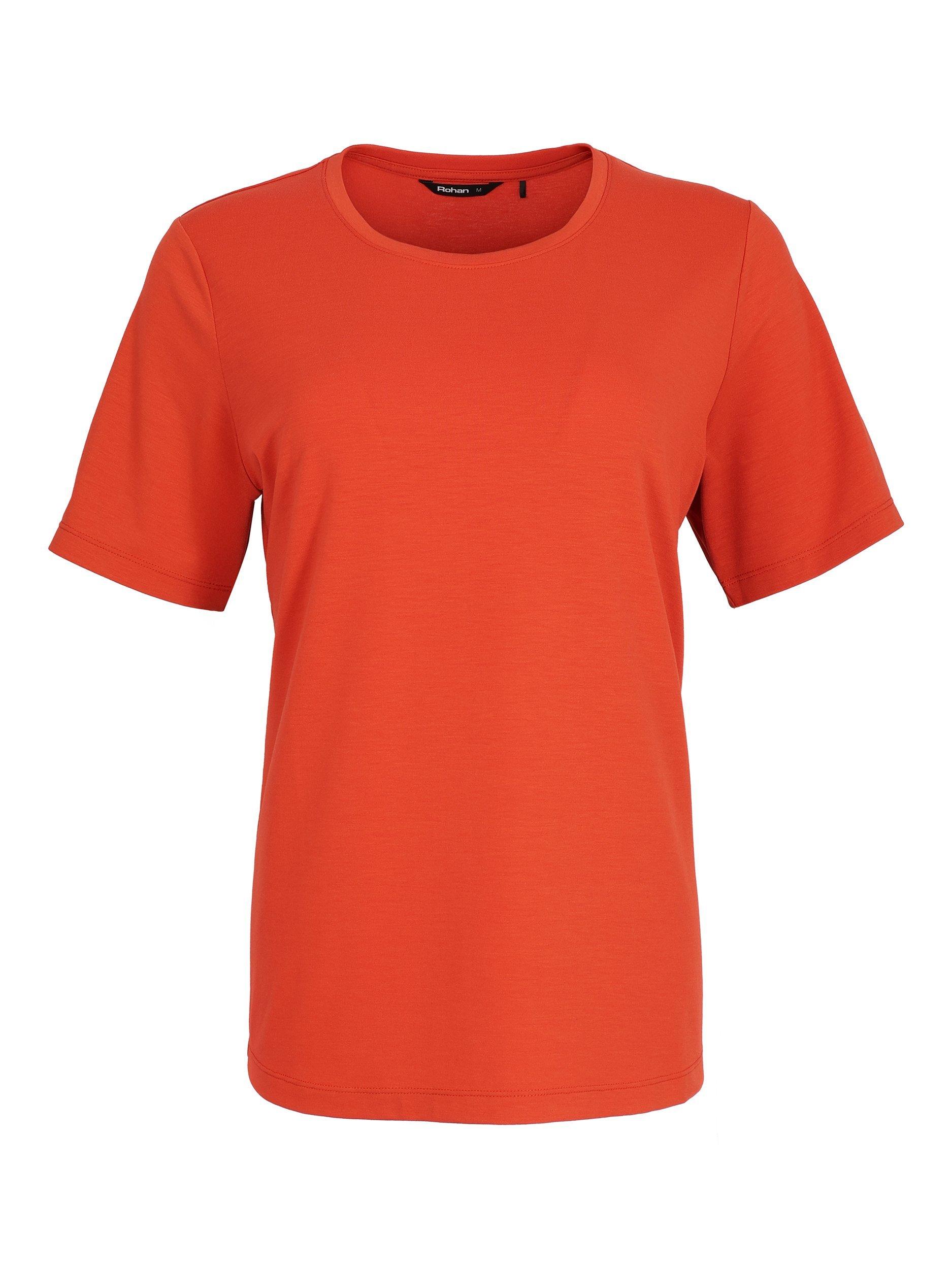 Product image 3 of 5, which shows Rohan Women's Global Short Sleeve Sports T-Shirt, Amalfi Orange, XS