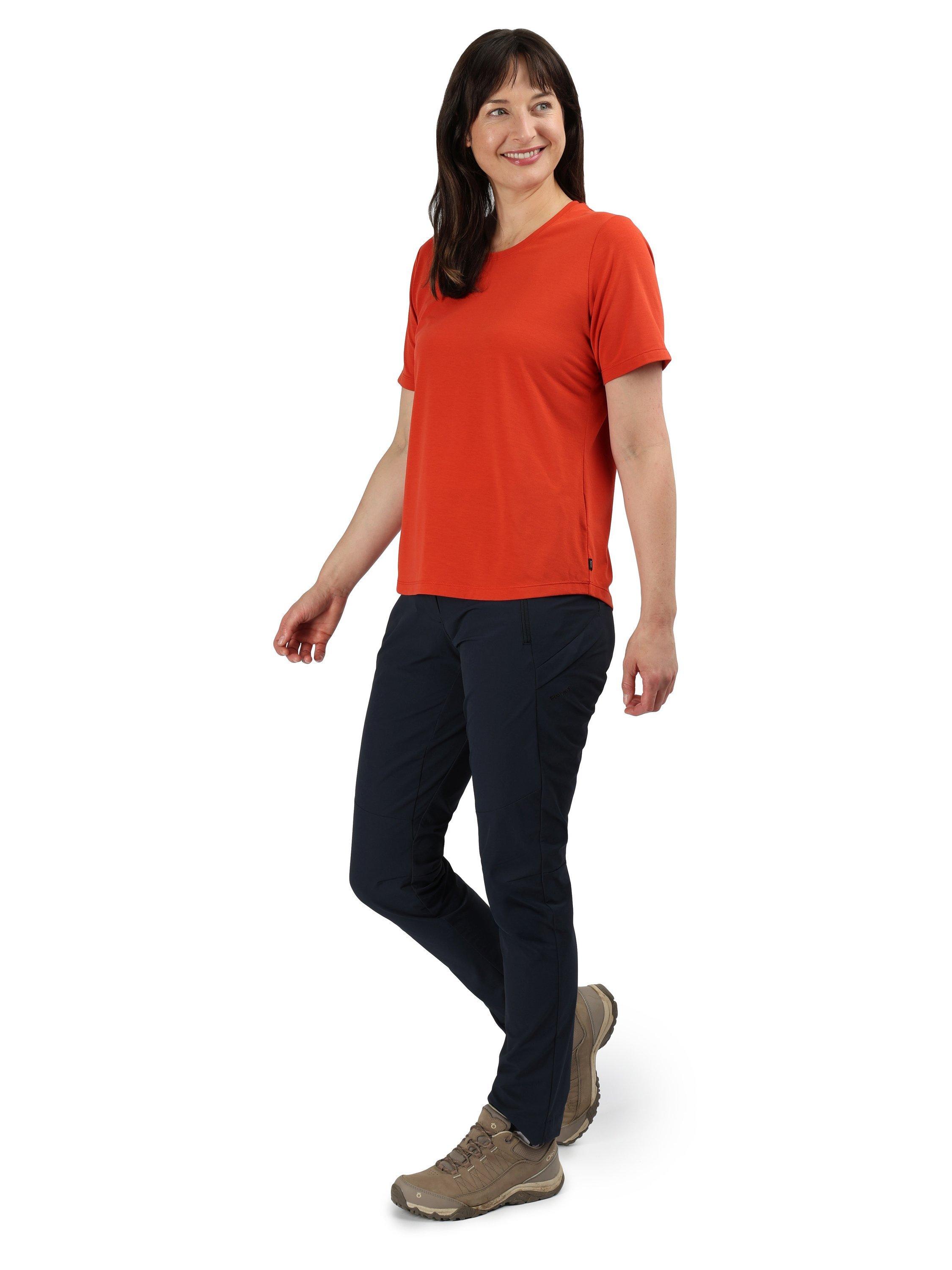 Product image 4 of 5, which shows Rohan Women's Global Short Sleeve Sports T-Shirt, Amalfi Orange, XS
