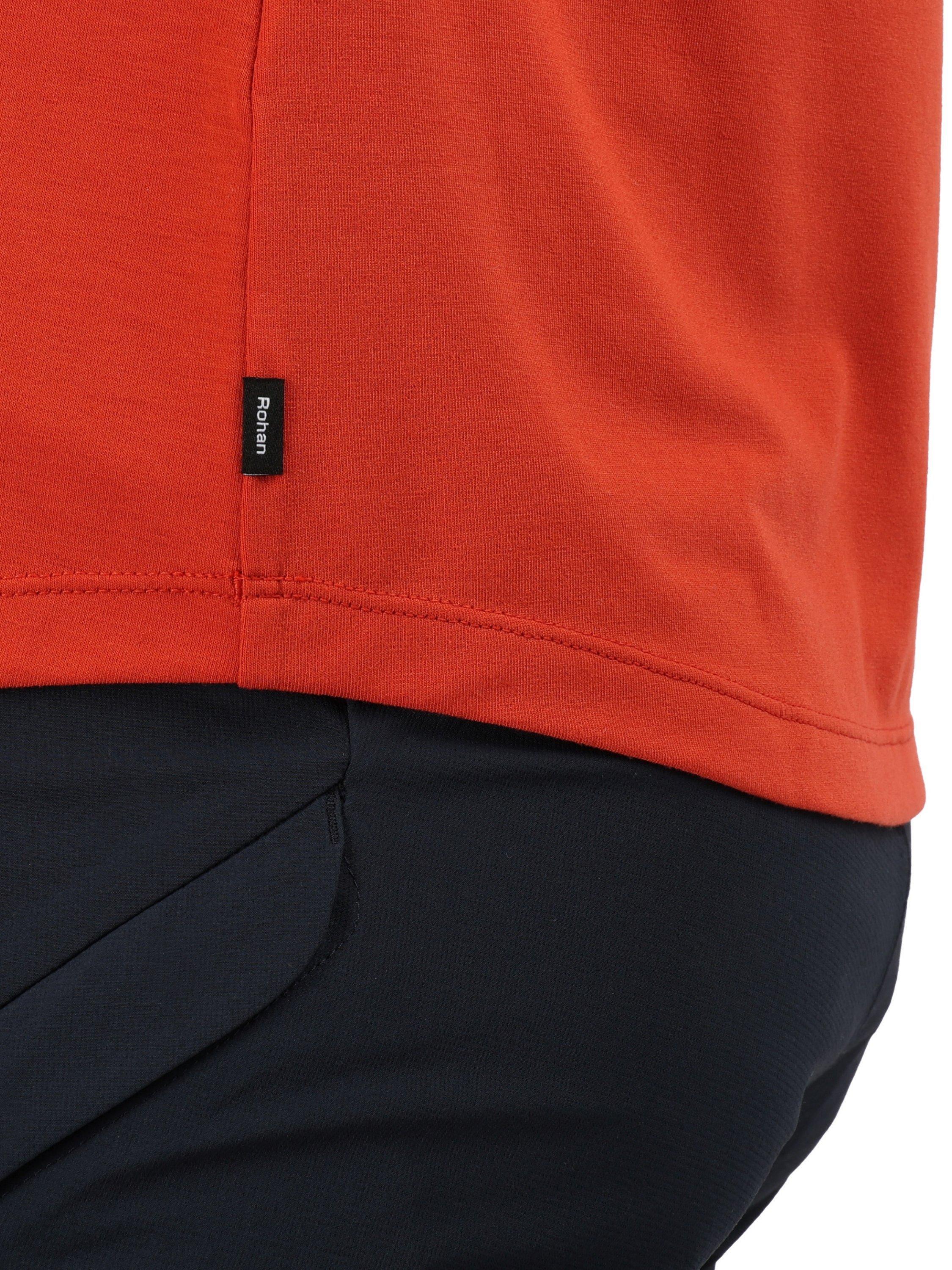 Product image 5 of 5, which shows Rohan Women's Global Short Sleeve Sports T-Shirt, Amalfi Orange, XS