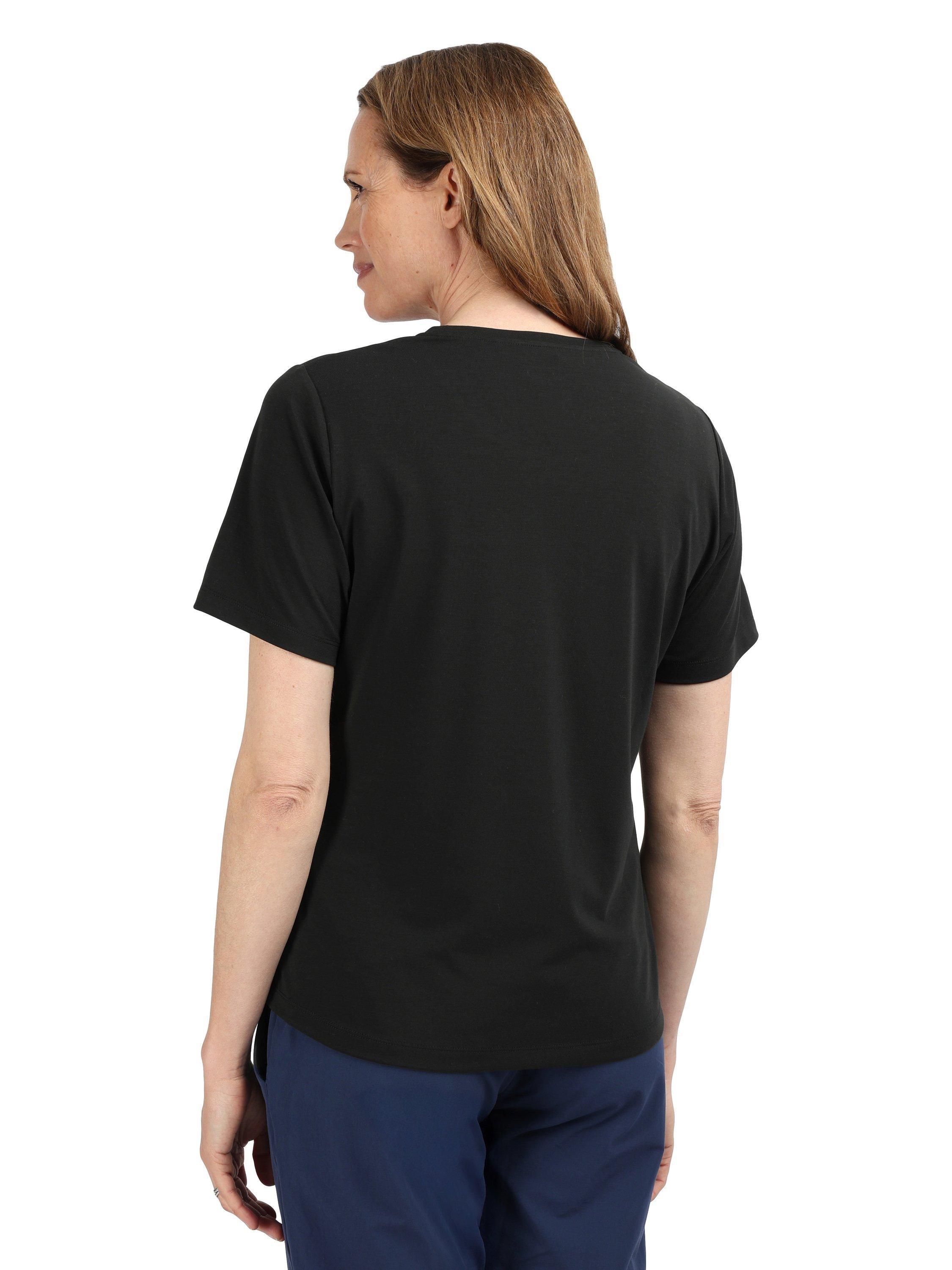 Product image 2 of 6, which shows Rohan Women's Global Short Sleeve Sports T-Shirt, Black, XS