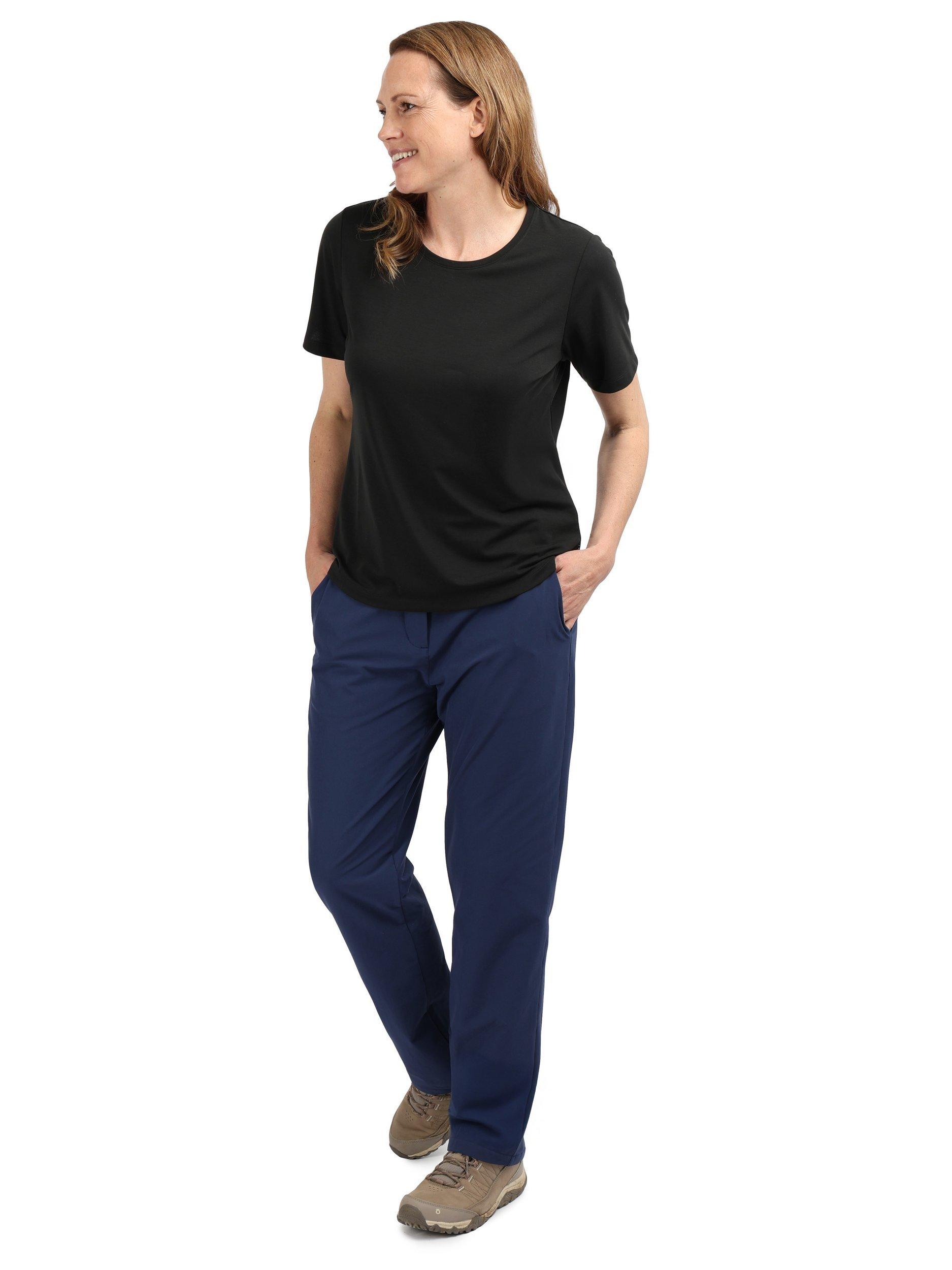 Product image 4 of 6, which shows Rohan Women's Global Short Sleeve Sports T-Shirt, Black, XS