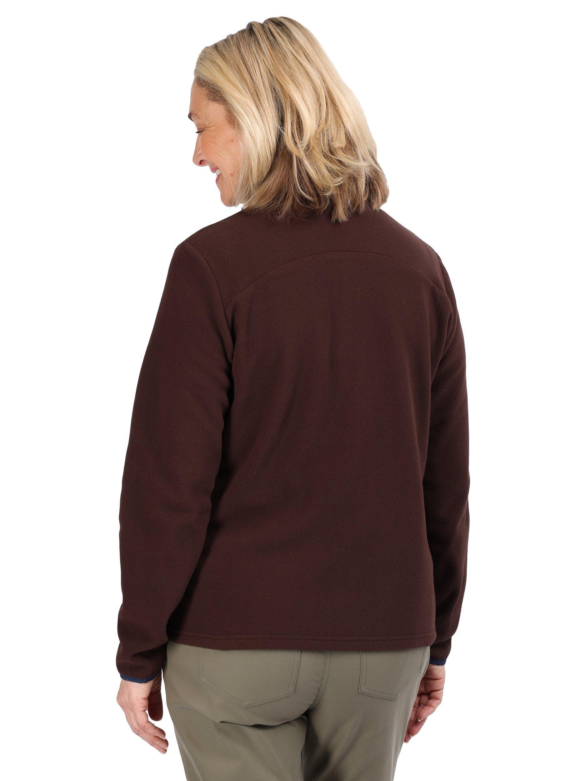 Product image 2 of 6, which shows Rohan Women's Element Fleece Jacket, Darkest Plum, XS