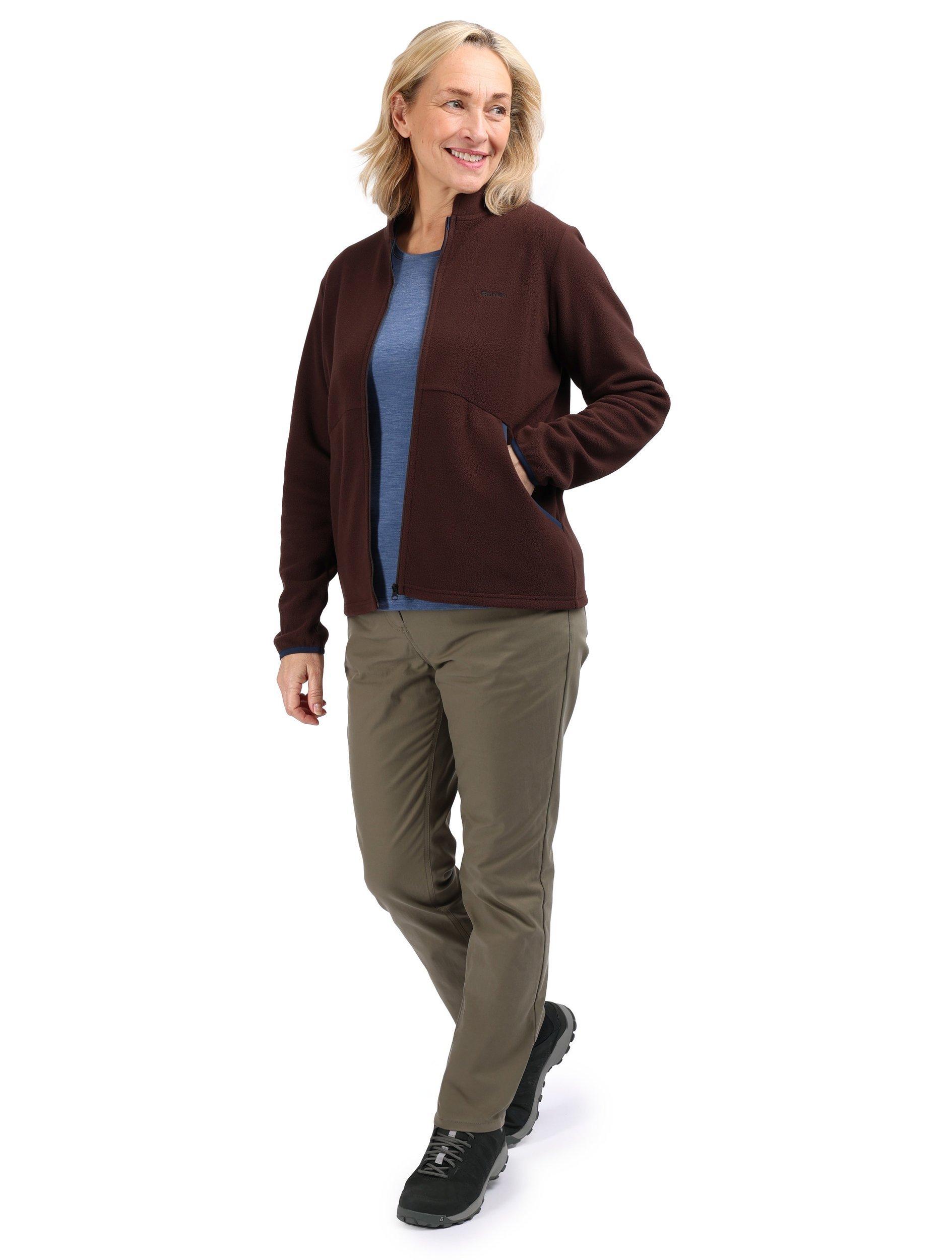 Product image 4 of 6, which shows Rohan Women's Element Fleece Jacket, Darkest Plum, XS