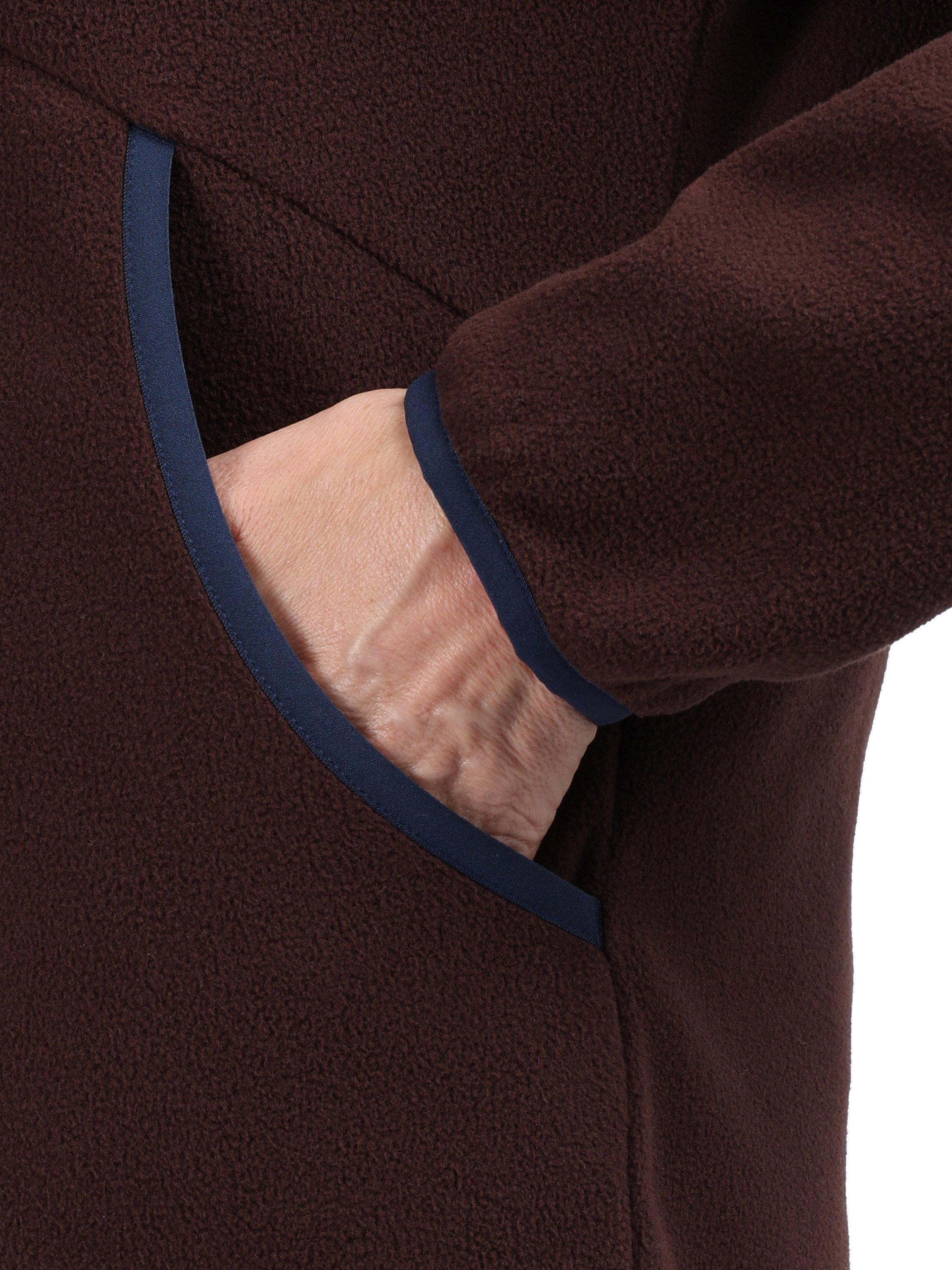 Product image 6 of 6, which shows Rohan Women's Element Fleece Jacket, Darkest Plum, XS