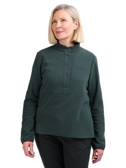 Rohan Women's Element Half Button Fleece Top, Ethereal Green