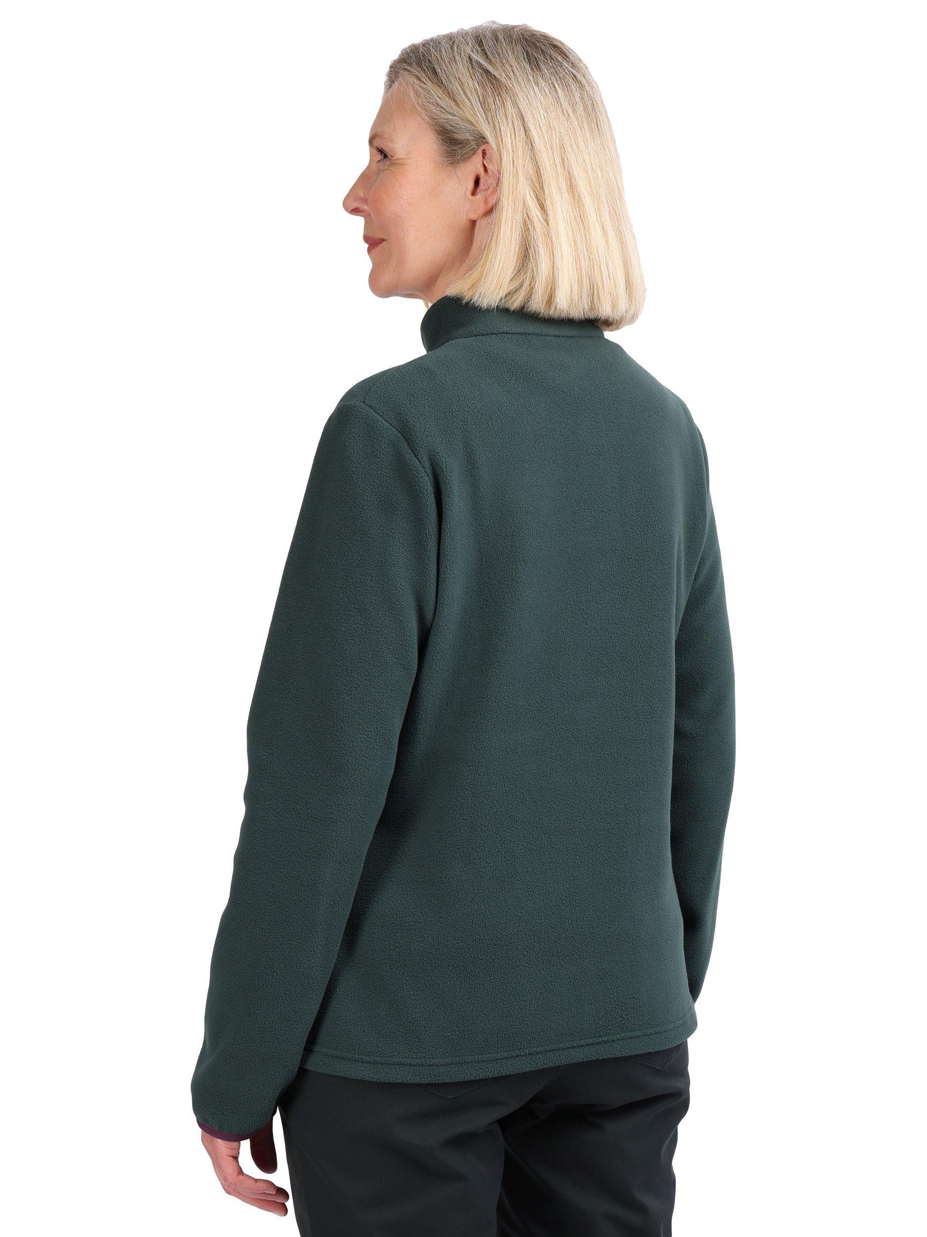 Product image 2 of 5, which shows Rohan Women's Element Half Button Fleece Top, Ethereal Green, XS