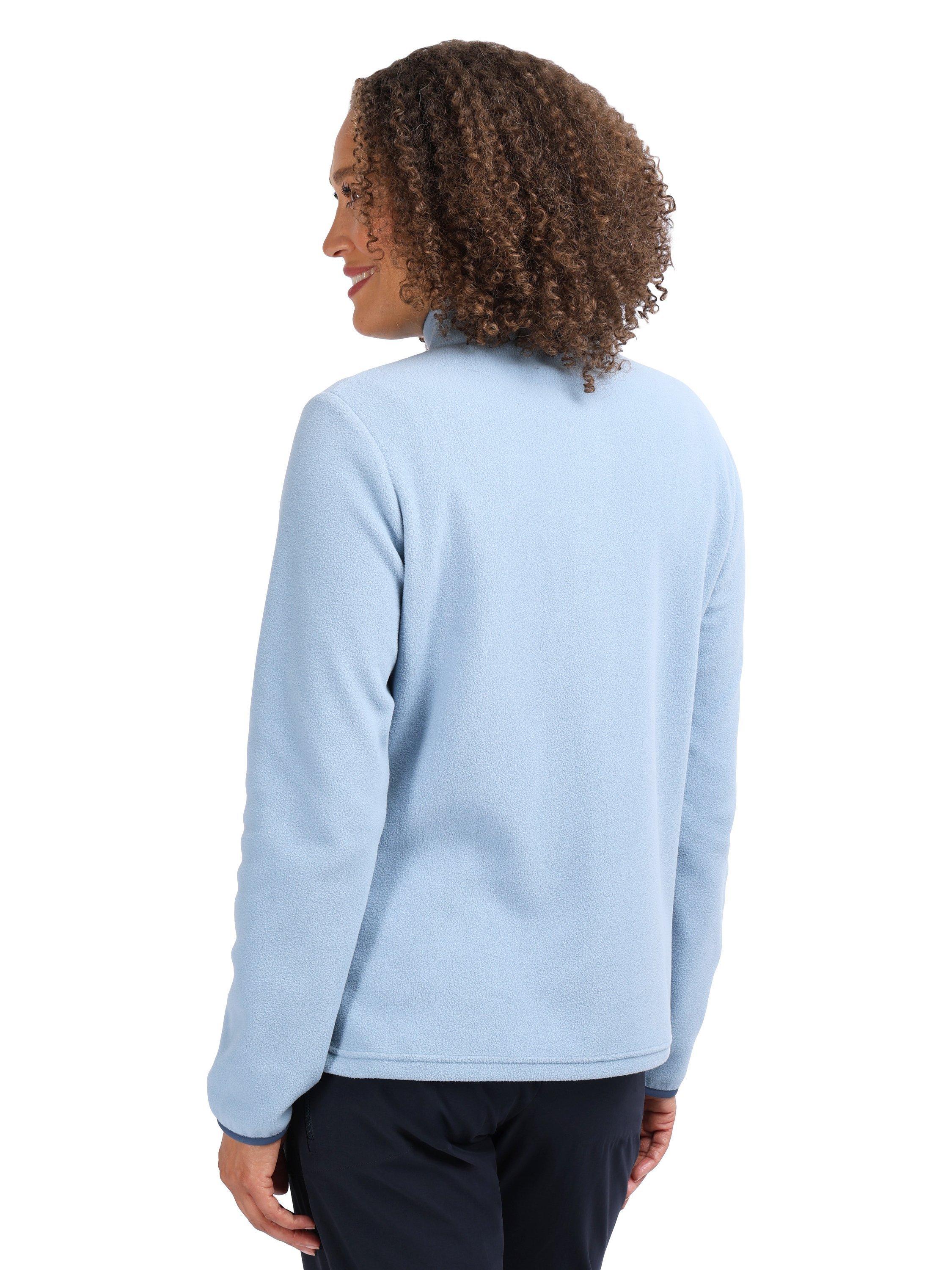 Product image 2 of 4, which shows Rohan Women's Element Half Button Fleece Top, Frost Blue, XS