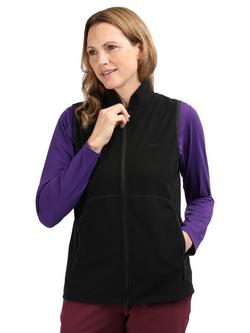 Rohan Women's Microgrid Fleece Gilet, Black