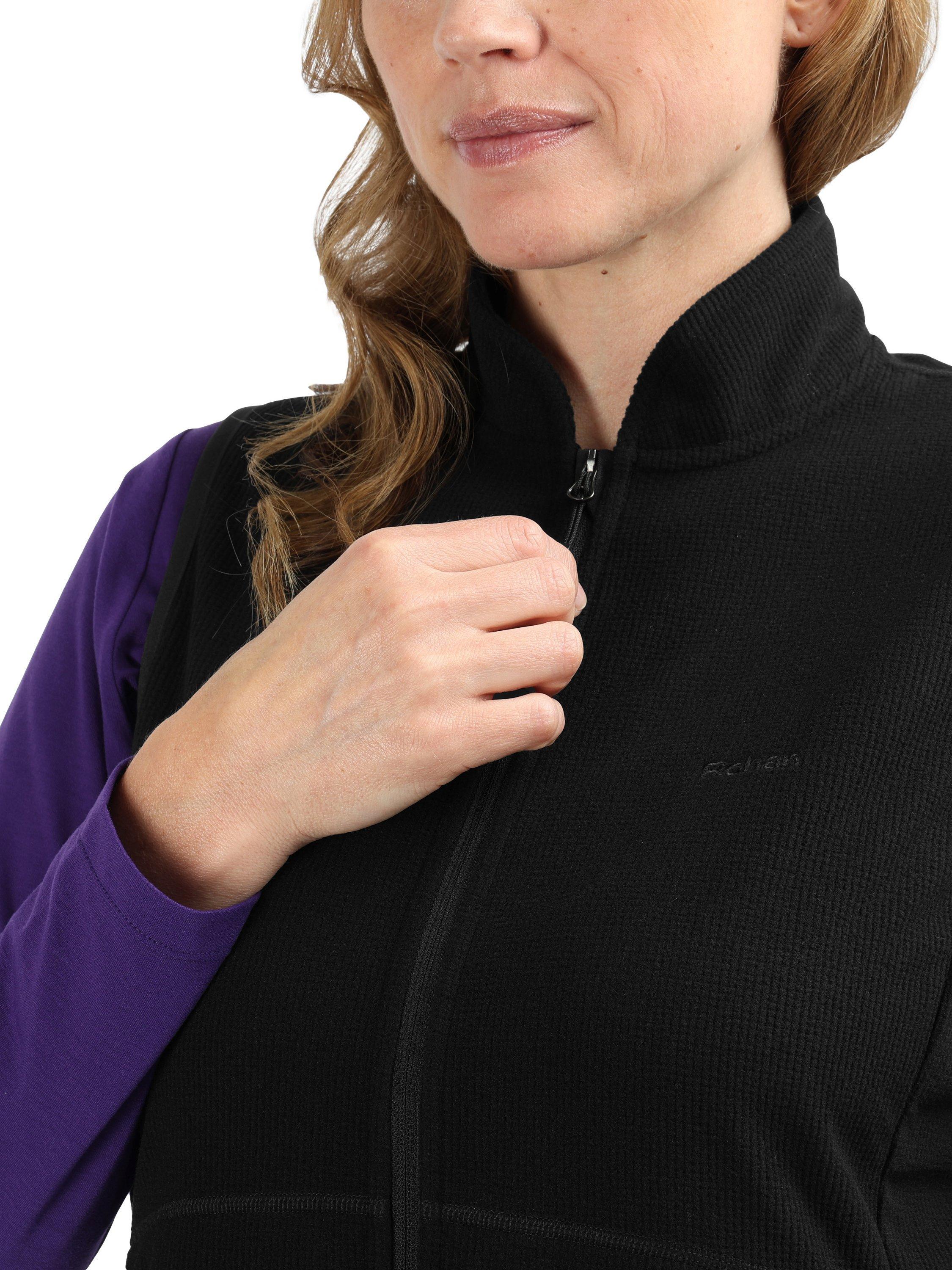 Product image 5 of 7, which shows Rohan Women's Microgrid Fleece Gilet, Black, XS