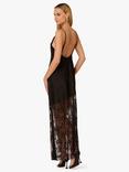 Adrianna by Adrianna Papell Stretch Satin Maxi Dress, Black