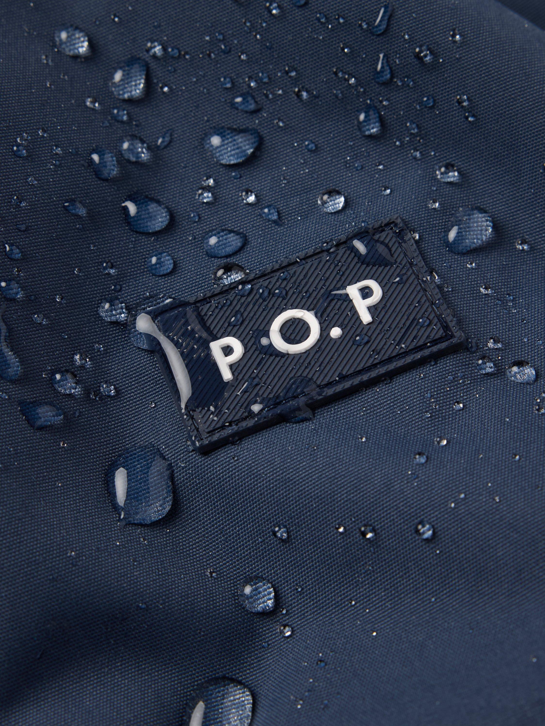 Product image 5 of 6, which shows Polarn O. Pyret Kids' Padded Parka Jacket, Mood Indigo, 2-3 years