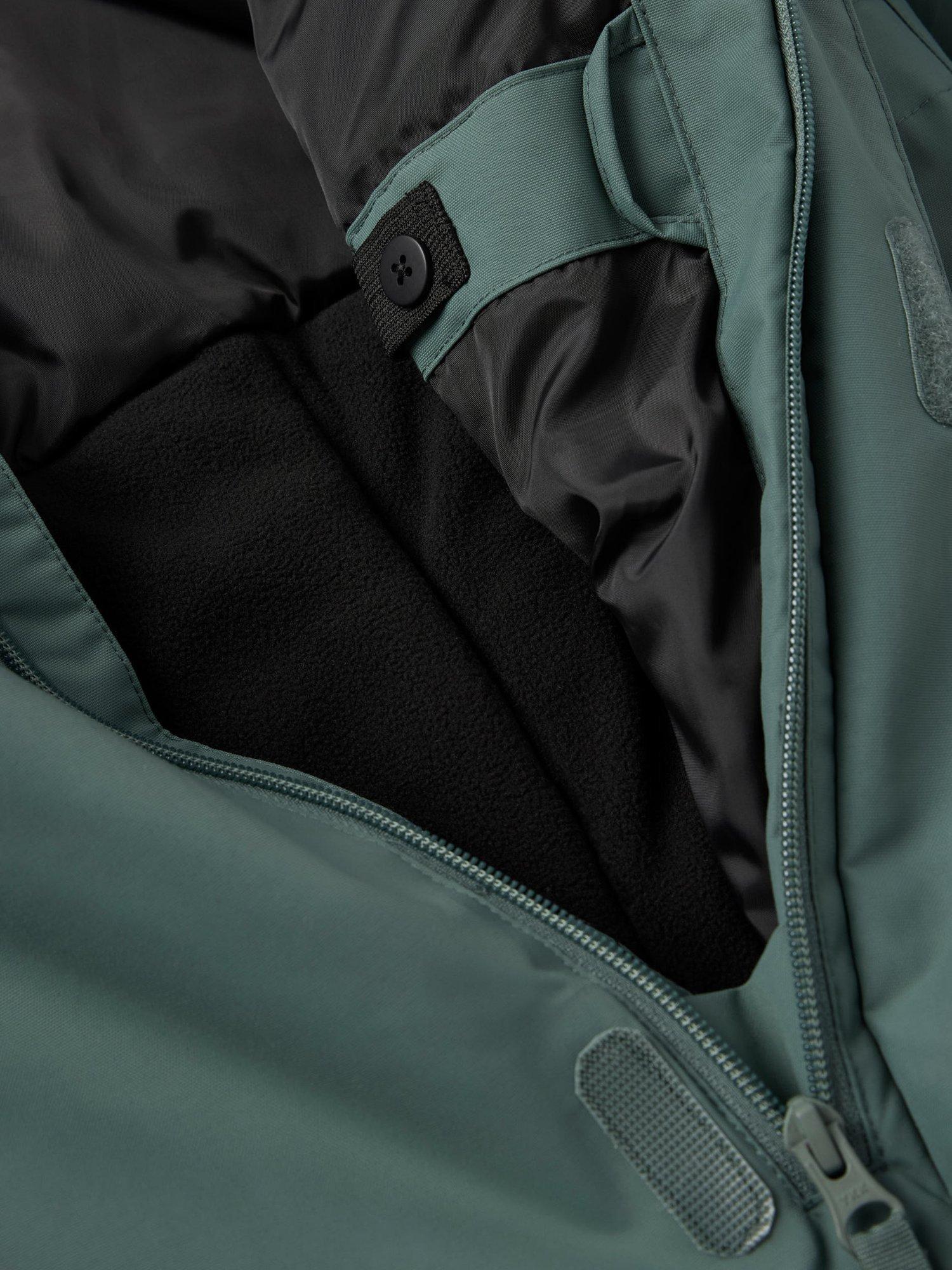 Product image 3 of 6, which shows Polarn O. Pyret KIds' Unisex Padded Snowsuit, Dark Forest, 3-4 years