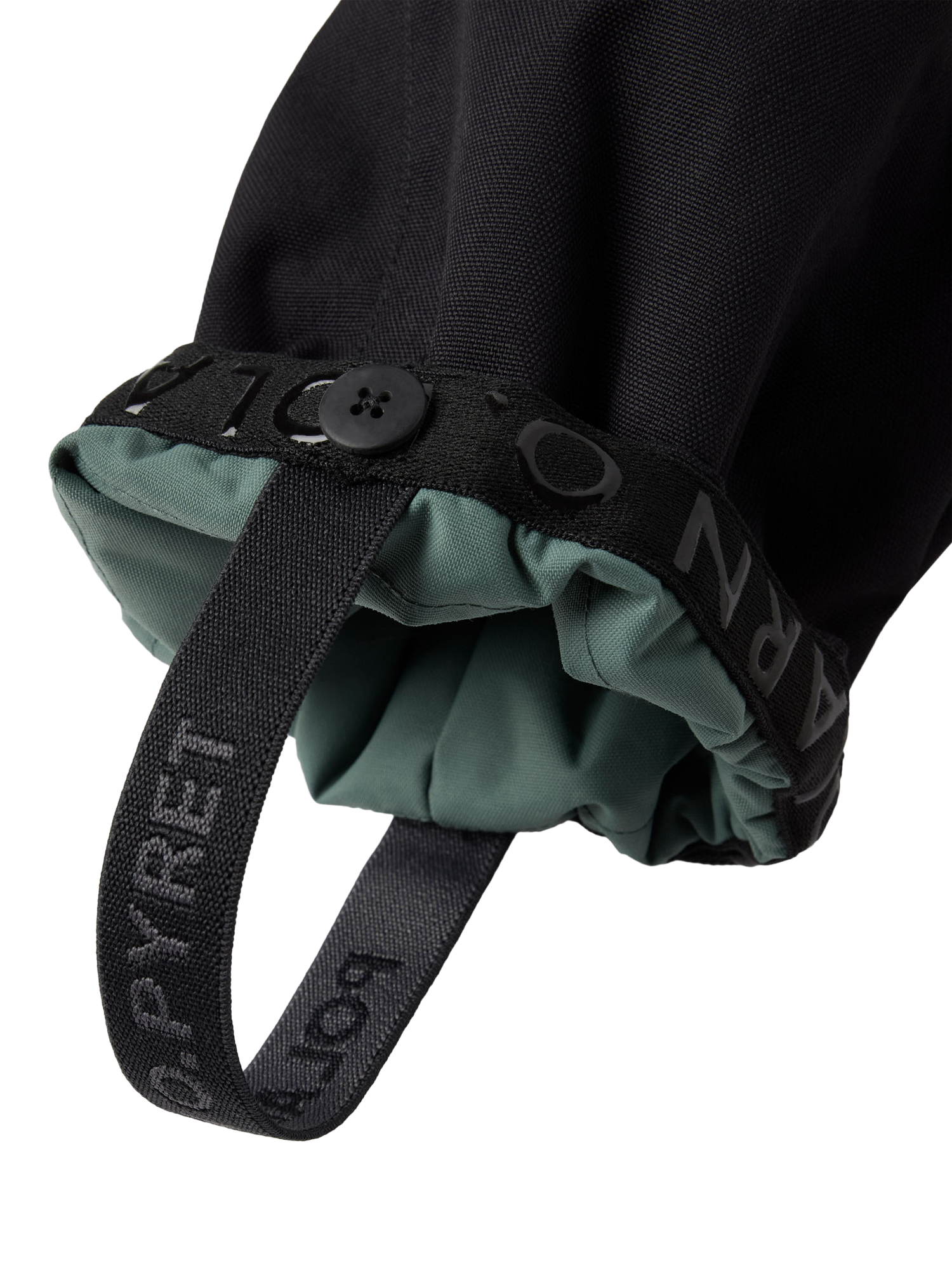 Product image 4 of 6, which shows Polarn O. Pyret KIds' Unisex Padded Snowsuit, Dark Forest, 3-4 years