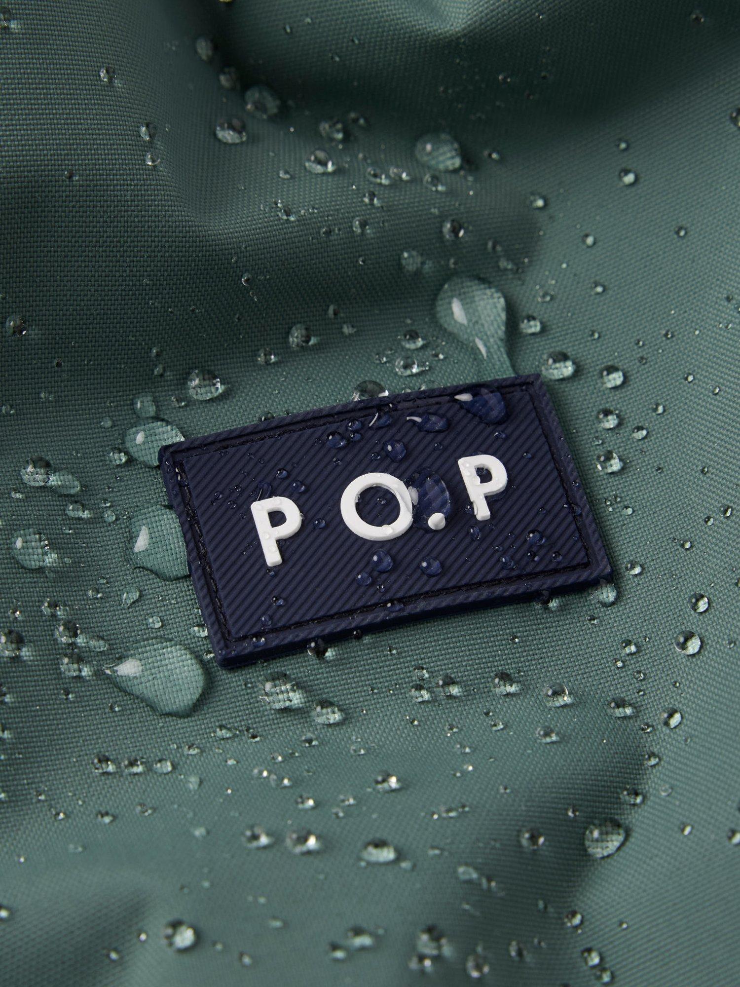 Product image 5 of 6, which shows Polarn O. Pyret KIds' Unisex Padded Snowsuit, Dark Forest, 3-4 years