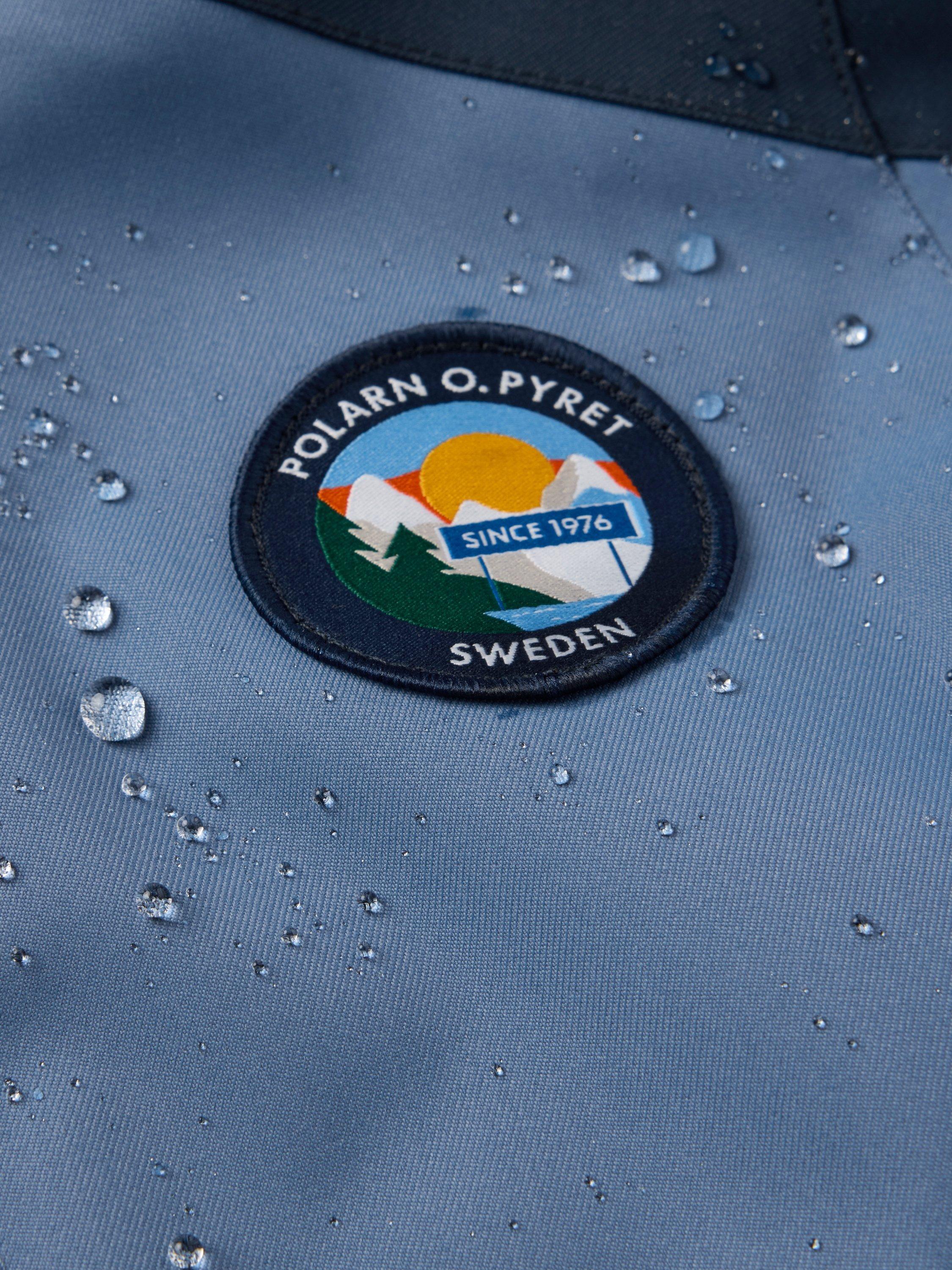 Polarn O. Pyret Kids' POWDER Hooded Ski Jacket, Bijou Blue