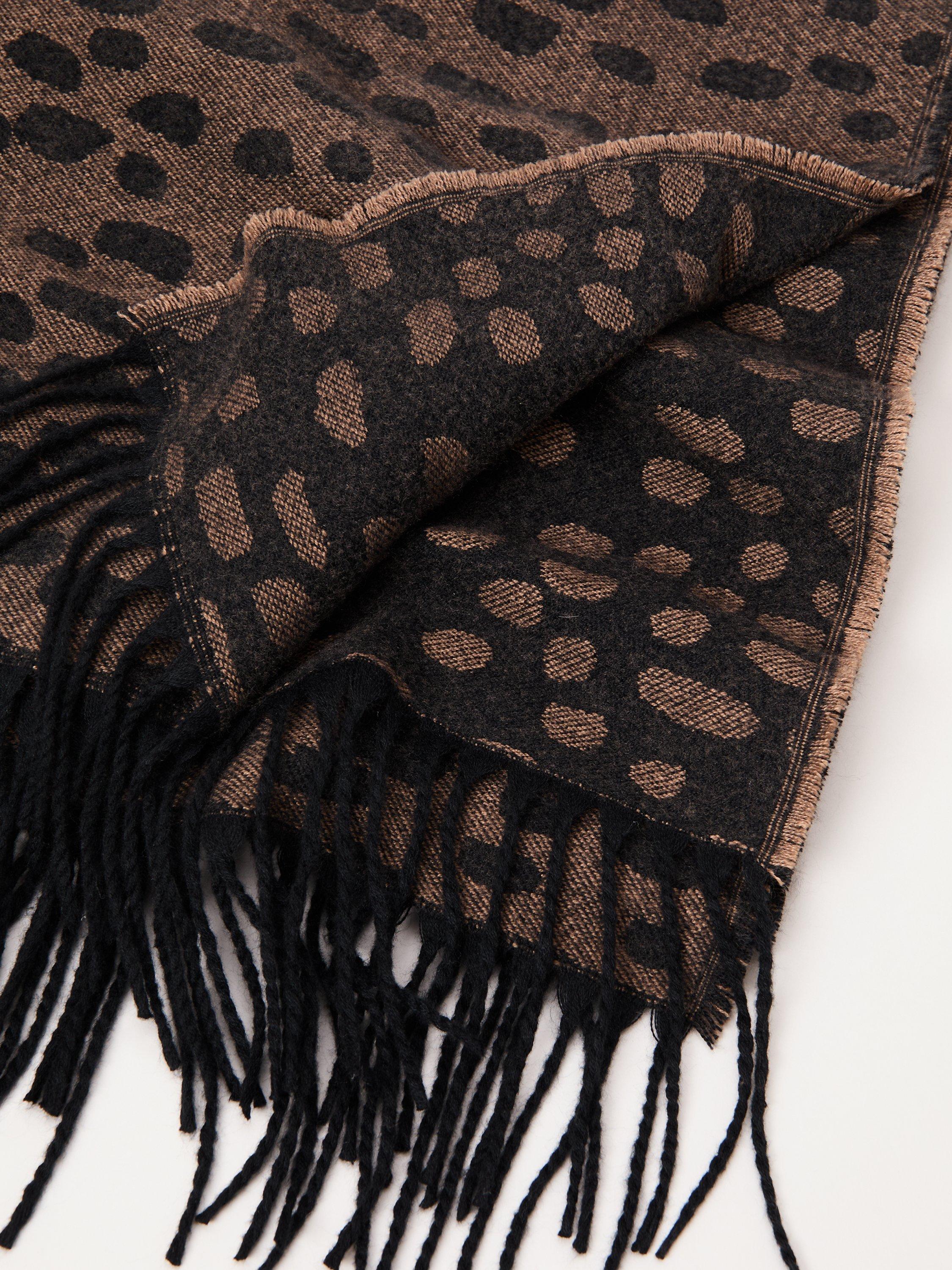 Product image 3 of 6, which shows Phase Eight Abstract Spot Scarf, Black/Multi, One Size