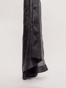 Phase Eight Satin Trim Scarf - view 2, Black