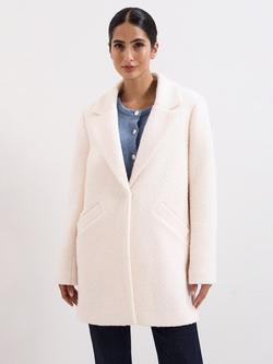 Phase Eight Malin Wool Blend Coat, Cream, Cream