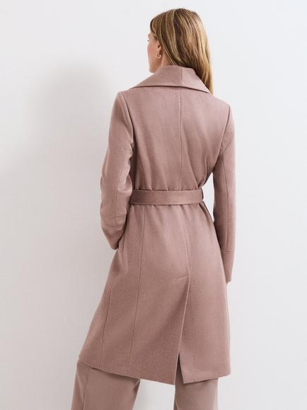 Phase Eight Nicci Wool Rich Coat, Neutral - view 2, Neutral
